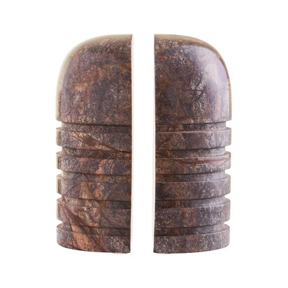 Vioerbrok Forest Green Marble Set of Two Bookends