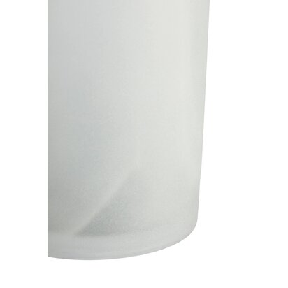 Peniadale White Fluted Glass Vase