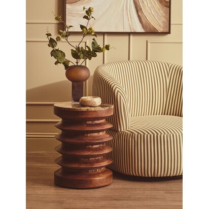 Norelvale Brown Opaque Glass Large Vase