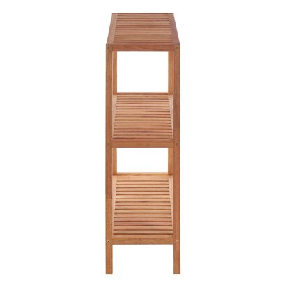 Seleyton 3 Tier Walnut Wood Bathroom Shelf Unit