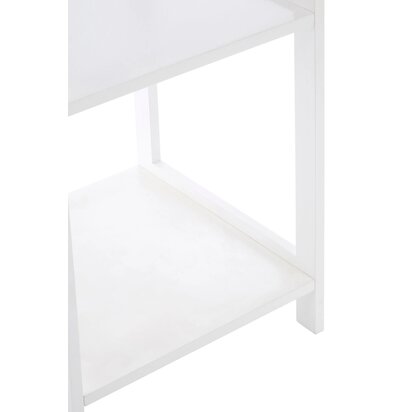 Veroford 4 Tier White Bathroom Shelf