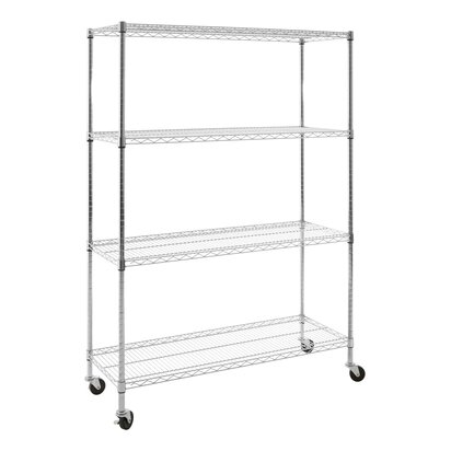 Rosabourne 4 Tier Metal Shelf Unit