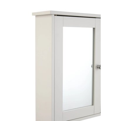 Siaiana Bathroom Cabinet With Mirrored Doors