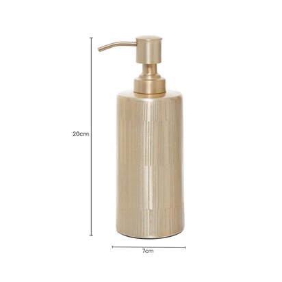 Emiacott 200ml Champagne Finish Soap Dispenser