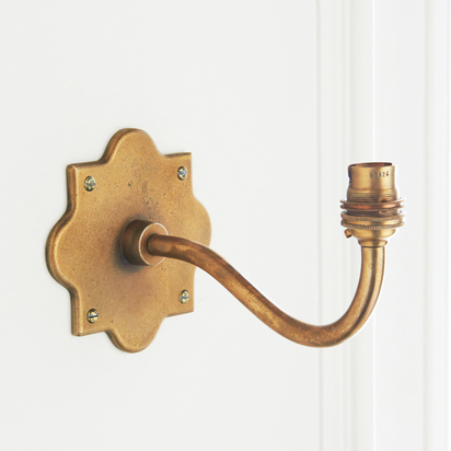 Beverley Wall Fitting Wall light Antique brass plate
