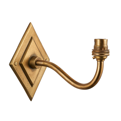 Hitchin Wall Fitting Wall light Antique brass plate