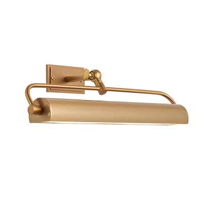 Tavistock Picture Light Wall light Warm brass plate & frosted pc