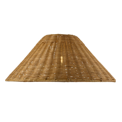 Uckfield 52cm Tapered Shade Shade light Dark rattan