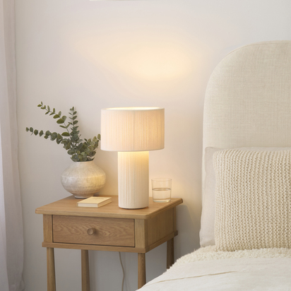 Tewkesbury Table Table light Cream cotton
