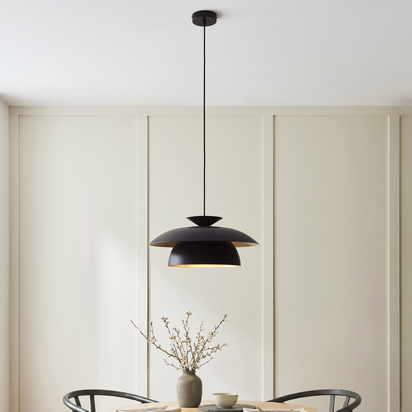 Stamford Pendant Pendant light Matt black