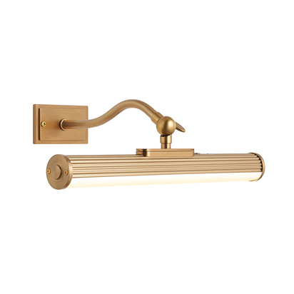 Salisbury Picture Light Wall light Warm brass plate & frosted pc