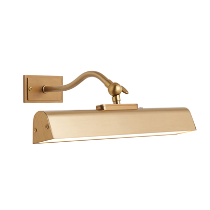 Sevenoaks Picture Light Wall light Warm brass plate & frosted pc