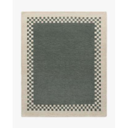 Callum Mineral Teal & Ivory Easy Care Wool Rug - 245 x 305 cm - All-In-One-Rug
