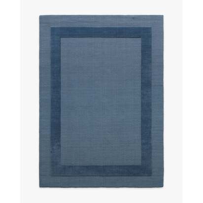 Lucien Slate Blue Easy Care Wool Rug - 150 x 215 cm - All-In-One-Rug