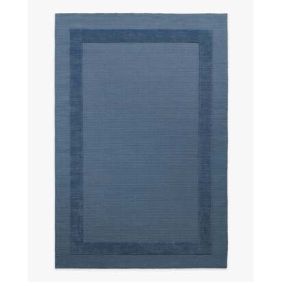 Lucien Slate Blue Easy Care Wool Rug - 185 x 275 cm - All-In-One-Rug