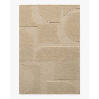 Malta Beige Easy Care Wool Rug - 185 x 275 cm - All-In-One-Rug