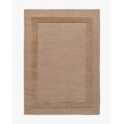 Lucien Warm Taupe Easy Care Wool Rug - 150 x 215 cm - All-In-One-Rug