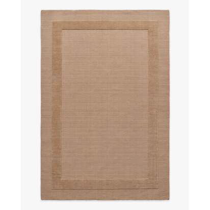 Lucien Warm Taupe Easy Care Wool Rug - 185 x 275 cm - All-In-One-Rug