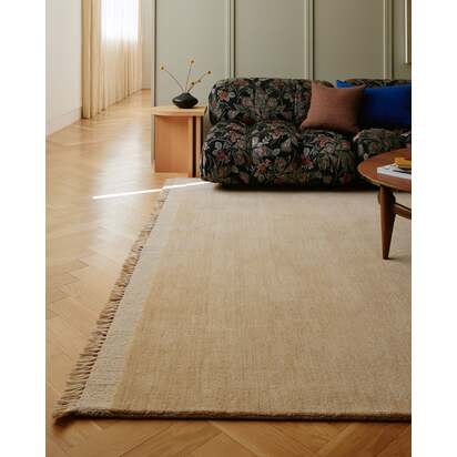 Tropez Cream Easy Care Wool Rug - 150 x 215 cm - All-In-One-Rug
