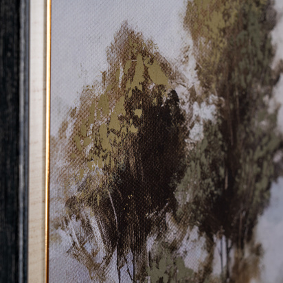Spring Landscape Hand Painted Canvas in Classic Frame