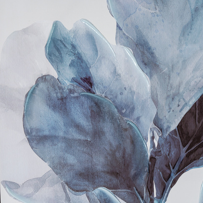 Silva Eucalyptus Hand Painted Canvas in Frame