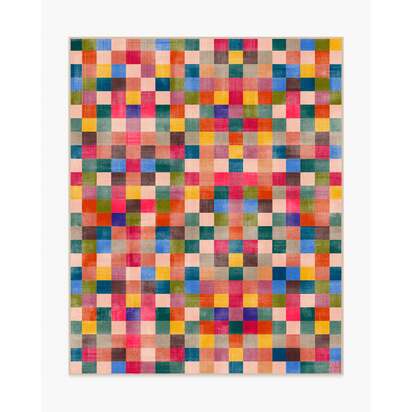 Grossy Confetti Check Rug by Dan Pelosi - 150 x 215 cm - All-In-One Rug