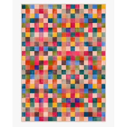 Grossy Confetti Check Rug by Dan Pelosi - 200 x 290 cm - All-In-One Rug