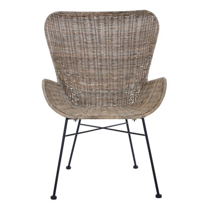 Rosorwod Curved Design Natural Rattan Chair