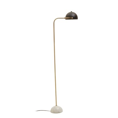 Greton Floor Lamp With Black Shade