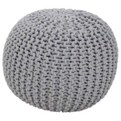 Kids Grey knit Pouffe