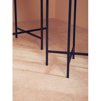 Grerora Small Rattan Planter with Metal Stand