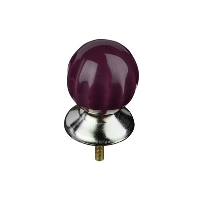 Set of 4 Retro Style Purple Drawer Knobs