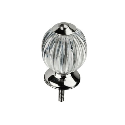 Set of 4 Chic Vintage Style Clear Acrylic Drawer Knobs