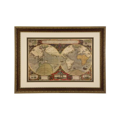 Feninelle World Map Wall Art