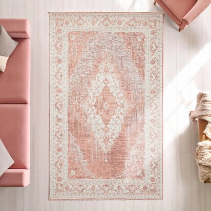 Niaestead Morvi Large Pink Rug