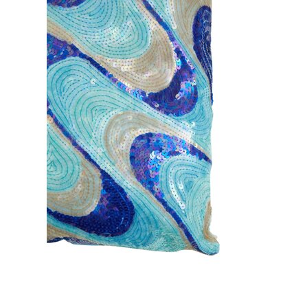Norennell Sequins Turquoise Cushion