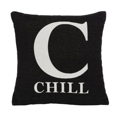 Linumere 'Chill' Black Cushion