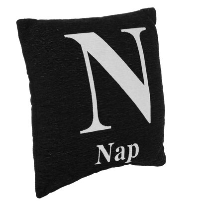 Linumere 'Nap' Black Cushion
