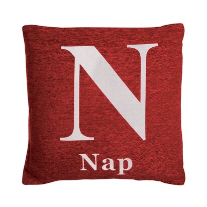 Linumere 'Nap' Red Cushion
