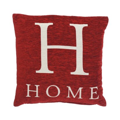 Linumere 'Home' Red Cushion