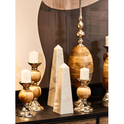 Viowana Aluminium Large Obelisk Ornament