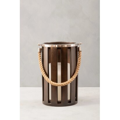 Viowana Candle Holder with Rope Handle.