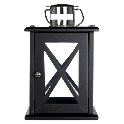 Viowana Small Black Criss Cross Lantern.