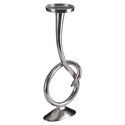 Rosisfield Townhouse Twist Nickel Candle Holder