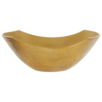 Mararham Large Gold Finish Bowl