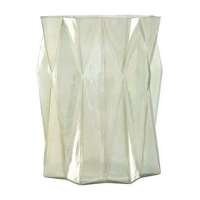 Marebourne Large Irridescent Glass Candle Holder
