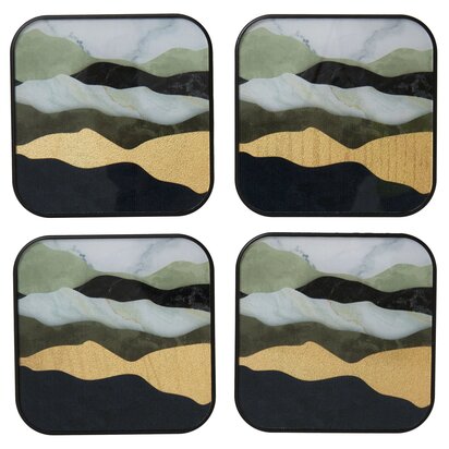 Aliavia Set Of Four Square Coasters