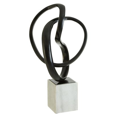 Siaonley Black Nickel Finish Knot Sculpture