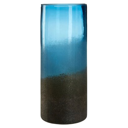 Glenobury Large Blue Sand Effect Vase