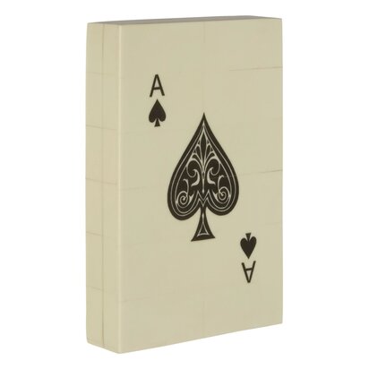 Prionell Games Cream Two Section Card Box with Playing Cards